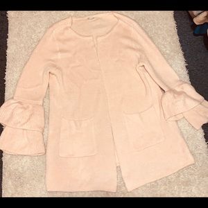 Light Pink cardigan sweater